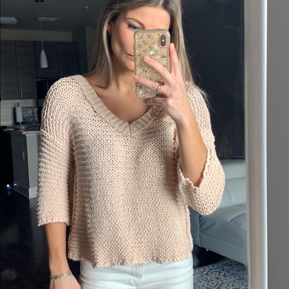 Free people knit sweater
